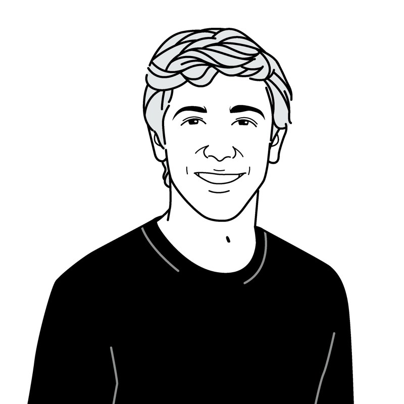 Illustrated portrait of Fabio Antonino