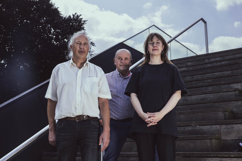 Gerard Verzijl, Ron Keulers and Zsofia Kollar in the laboratory