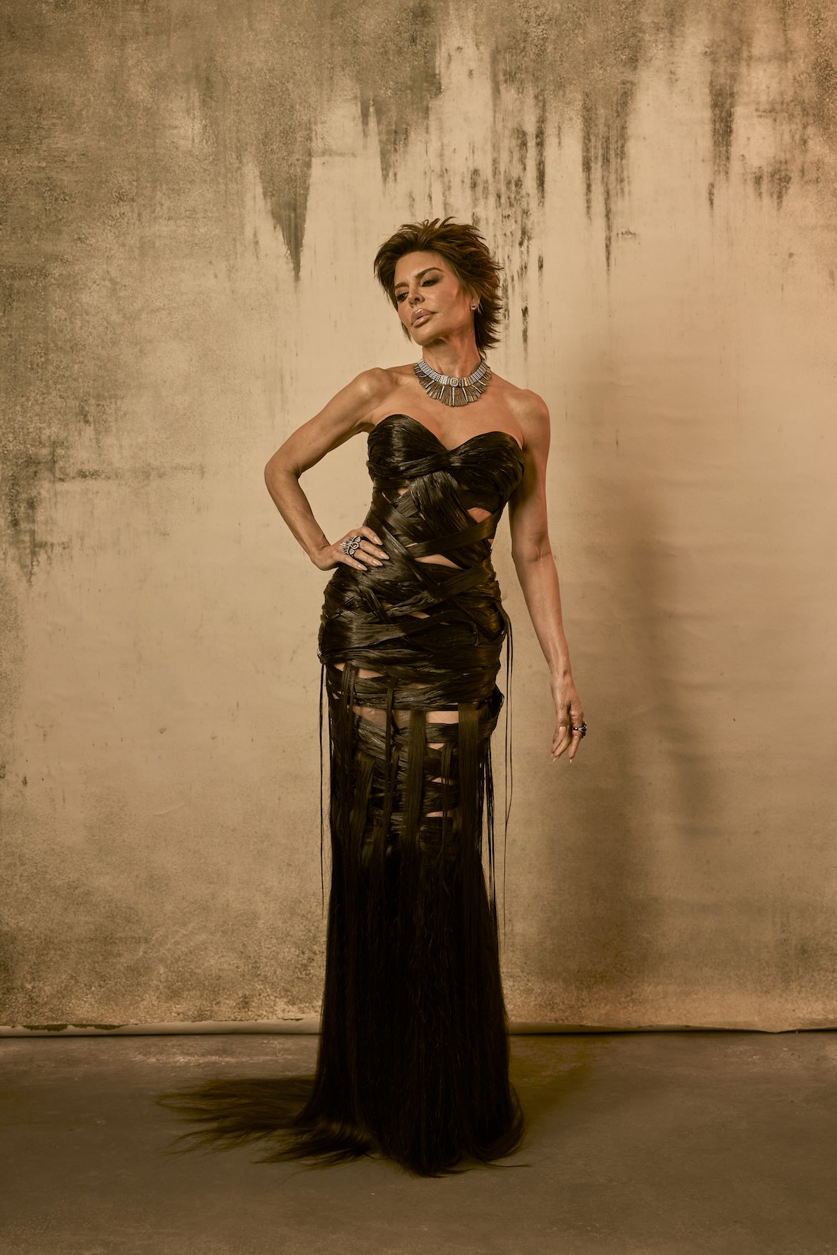 Lisa Rinna in Christian Cowan